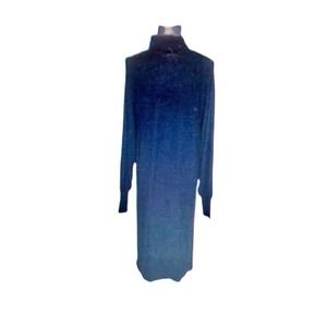 ZARA Women's Dresses Size S/M. Black Turtleneck sheer,sexy Light Fabric Slim Fit